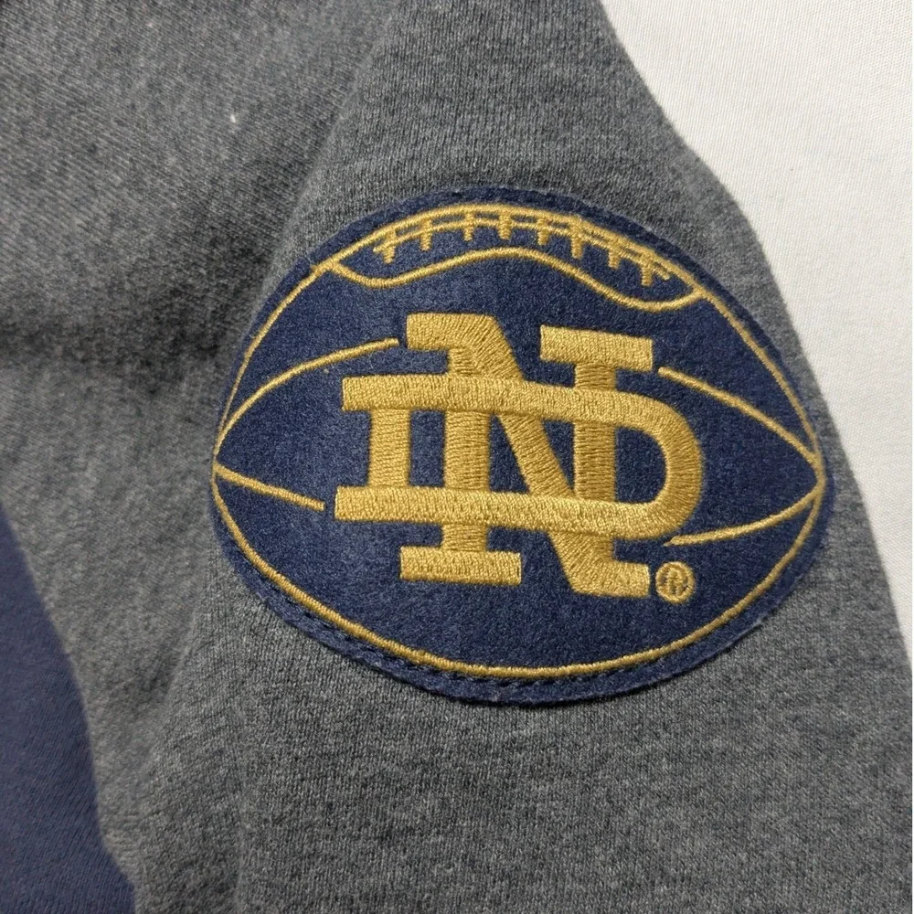 Mitchell & Ness Notre Dame Fighting Irish College Vault Varsity Jacket Navy M